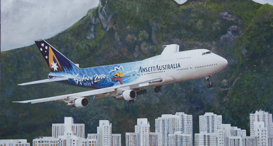 Ansett 747 - Hong Kong
