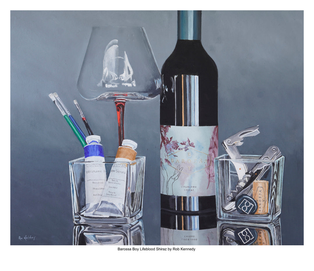 Print - Barossa Boy Lifeblood Shiraz and Paints